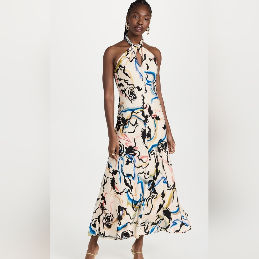 Tanya Taylor Jessica Floral Maxi Dress